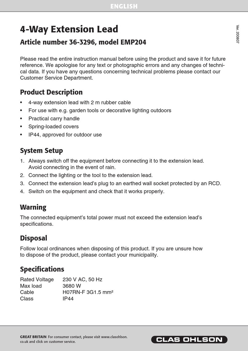 Clas Ohlson EMP204 User manual Clas Ohlson EMP204 User manual