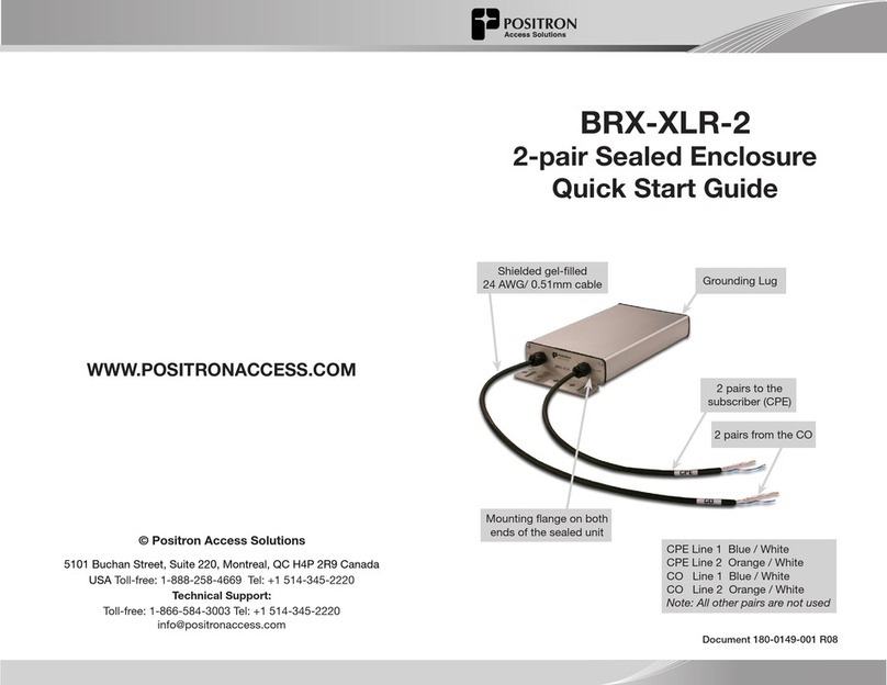 Positron BRX-XLR-2 User manual