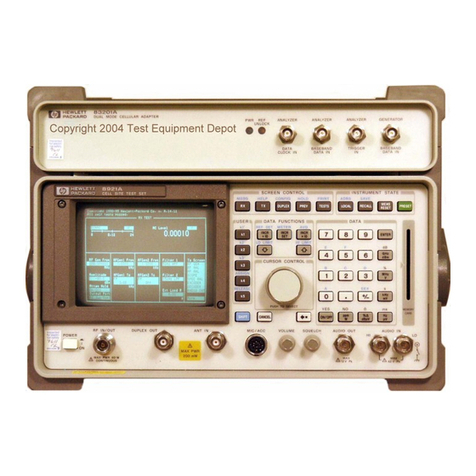 HP 8921A Manual