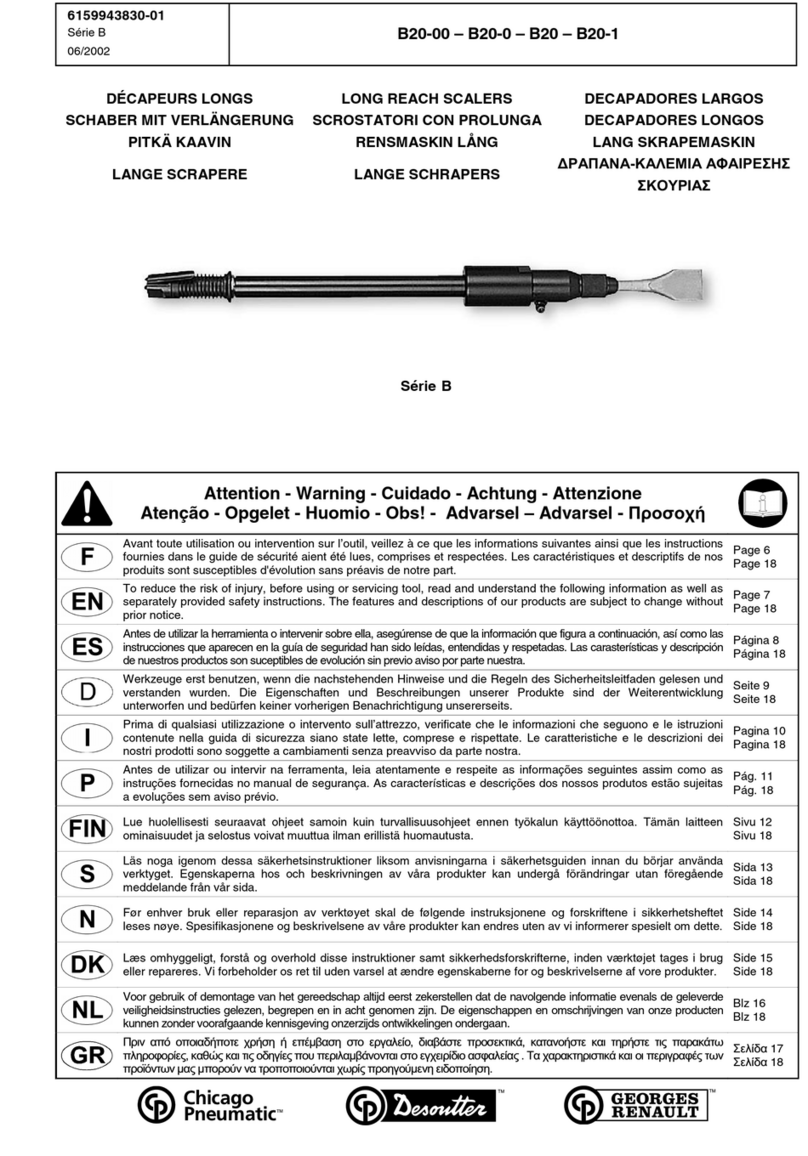 Chicago Pneumatic B20-00 manual