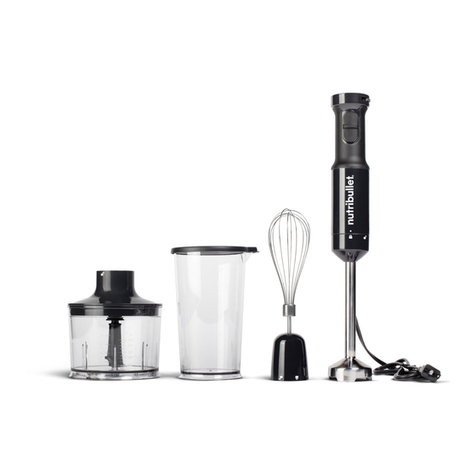 NUTRIBULLET IMMERSION BLENDER User manual