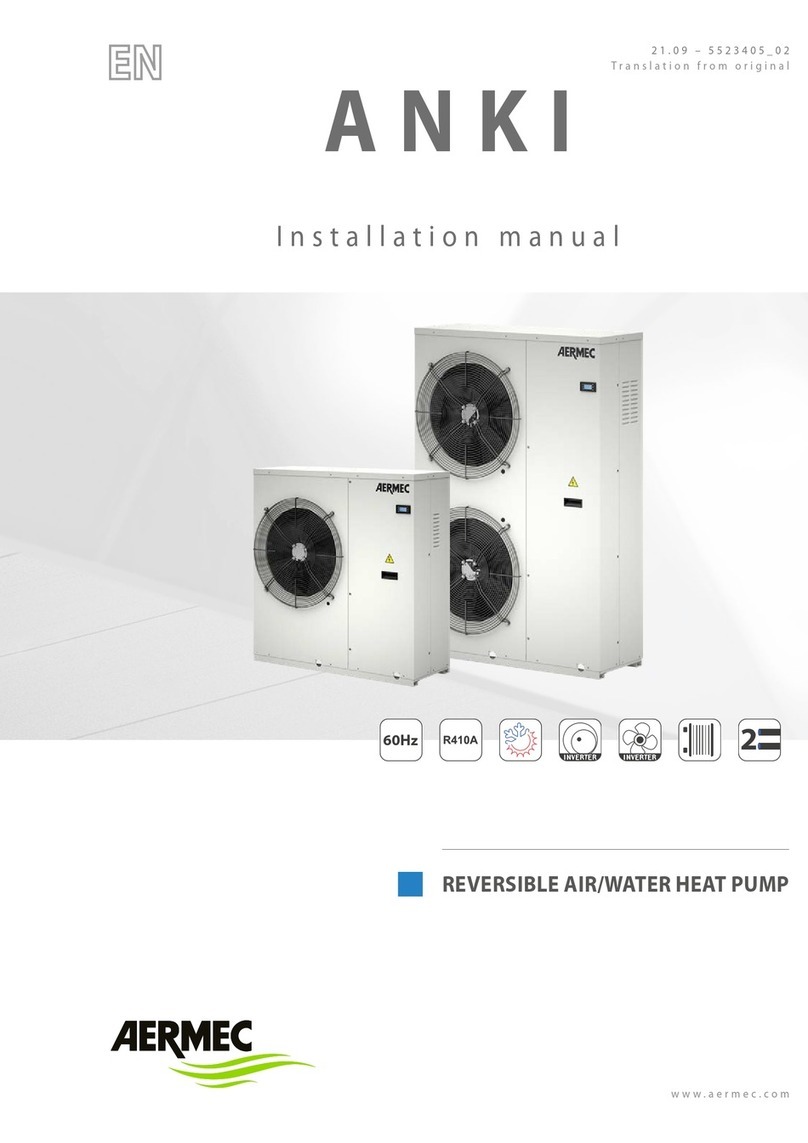 AERMEC ANKI 020 installation manual