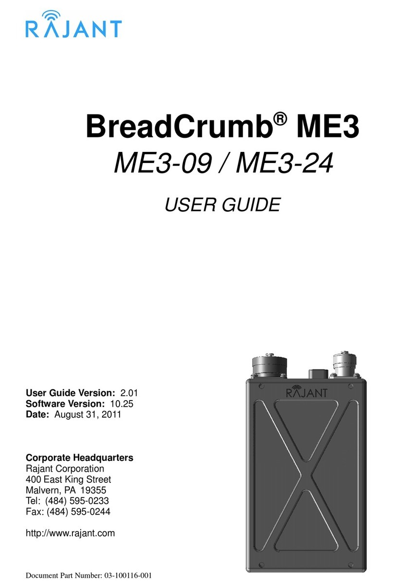Rajant BreadCrumb ME3-09 user guide