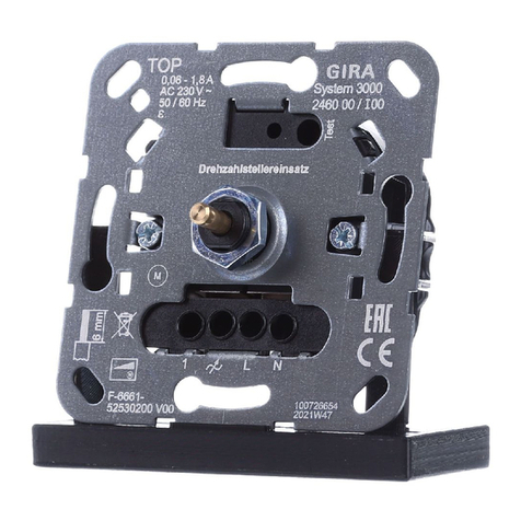 Gira System 3000 2460 00 User manual