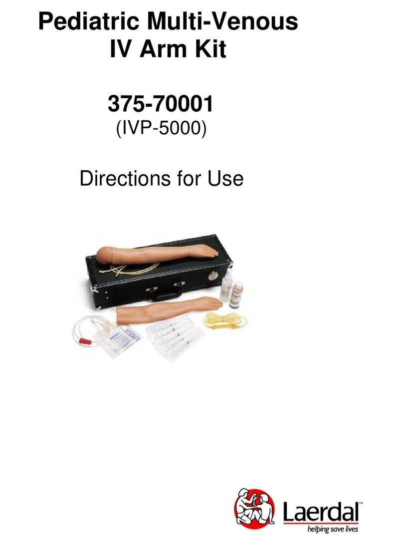 laerdal Pediatric Multi-Venous IV Directions for use