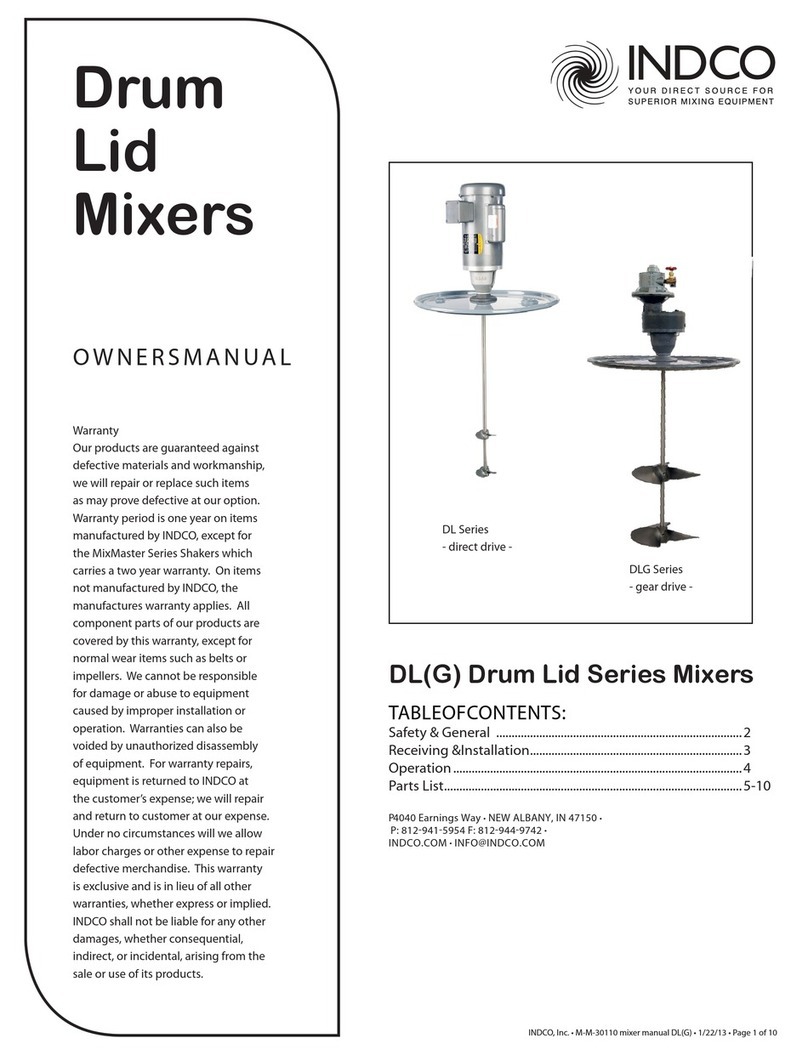 INDCO DL Series User manual