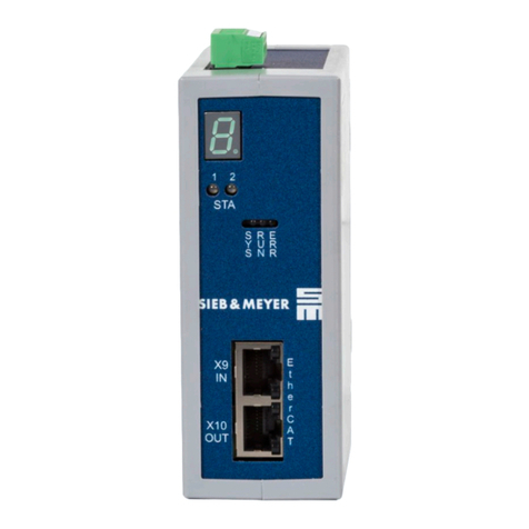 SIEB & MEYER Gateway 0362158 User manual