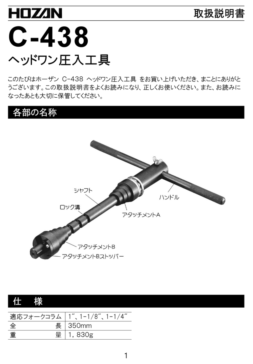 HOZAN C-438 quick start guide
