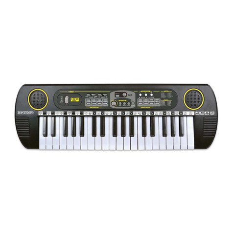 Bontempi Genius 15 3780 owner's manual