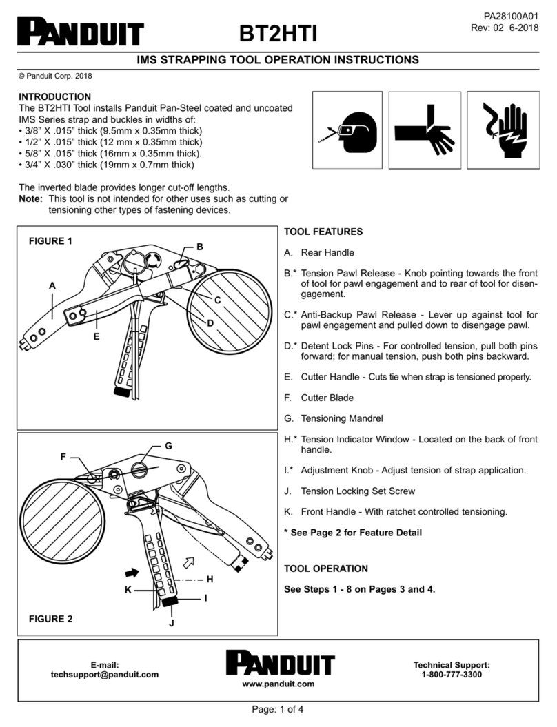 Panduit BT2HTI User manual