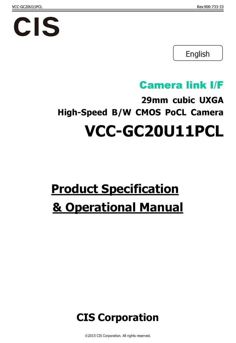 CIS VCC-GC20U11PCL Quick start guide CIS VCC-GC20U11PCL Quick start guide