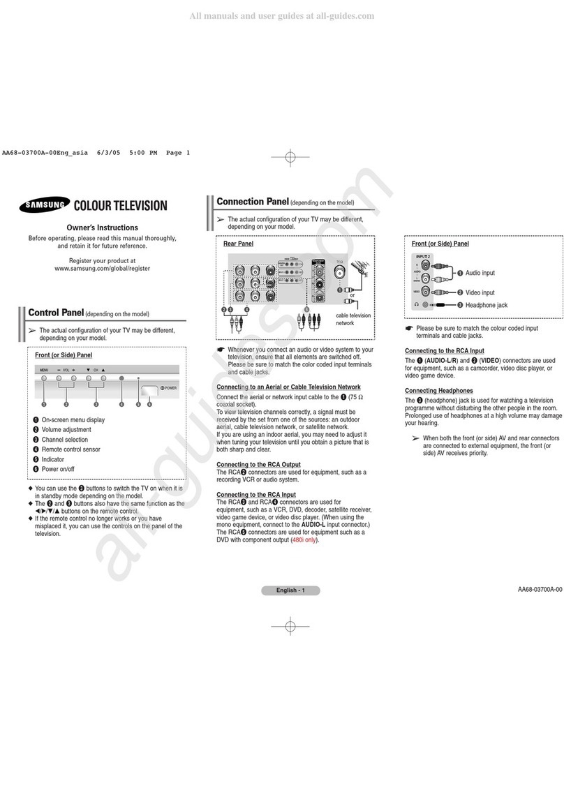 Samsung CS-21M21MH User manual