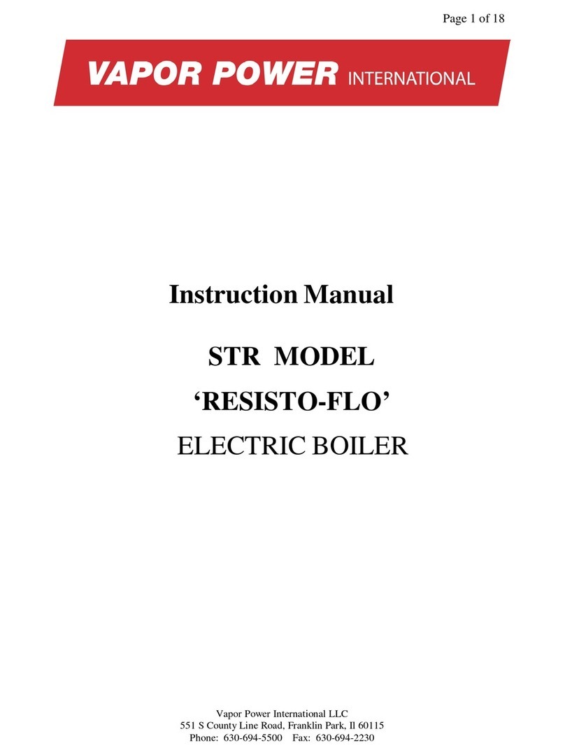 Vapor Power STR instruction manual