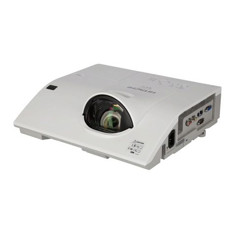 Hitachi CP-CX301WN User manual