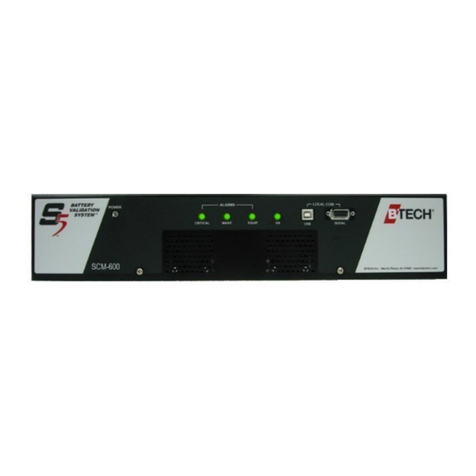 B-Tech S5 BATTERY VALIDATION SYSTEM SCM-600 User manual
