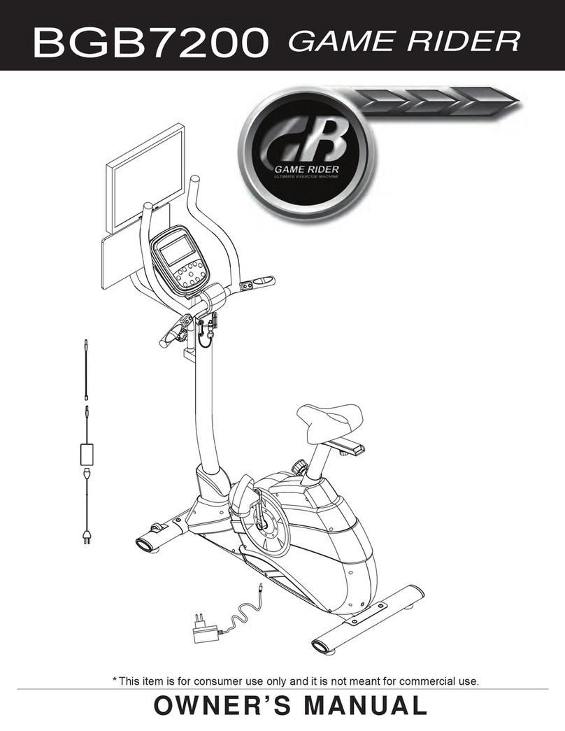 GB GAME RIDER BGB7200 manual
