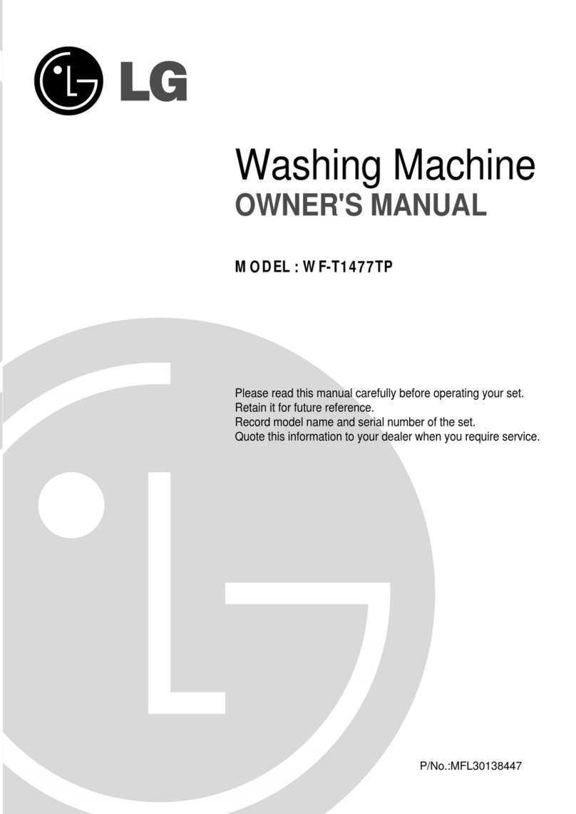 LG WFT11D82EP User manual