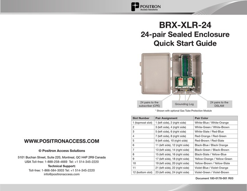 Positron BRX-XLR-24 quick start guide