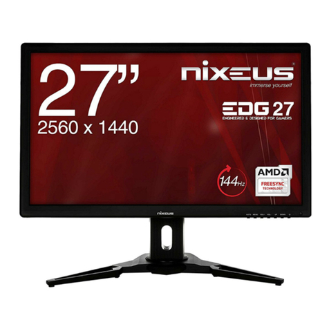 Nixeus FreeSync EDG 27 User manual