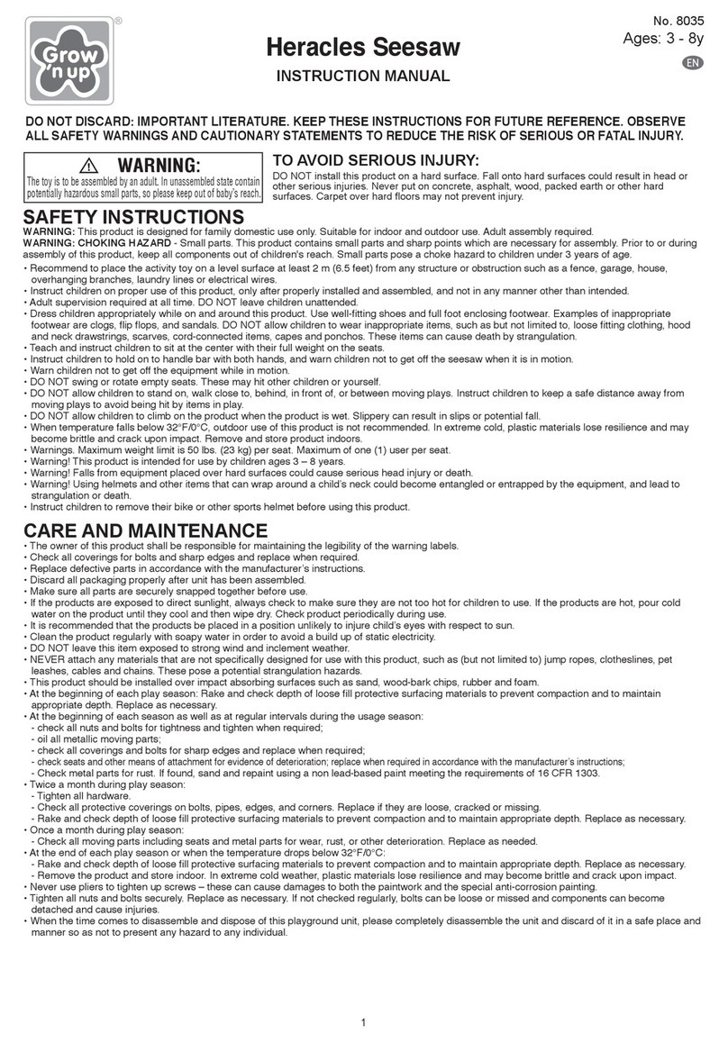 grow 'n up Heracles Seesaw User manual