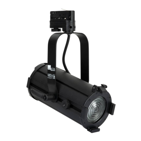 Artecta Display Track Fresnel 20 SW V1 User manual