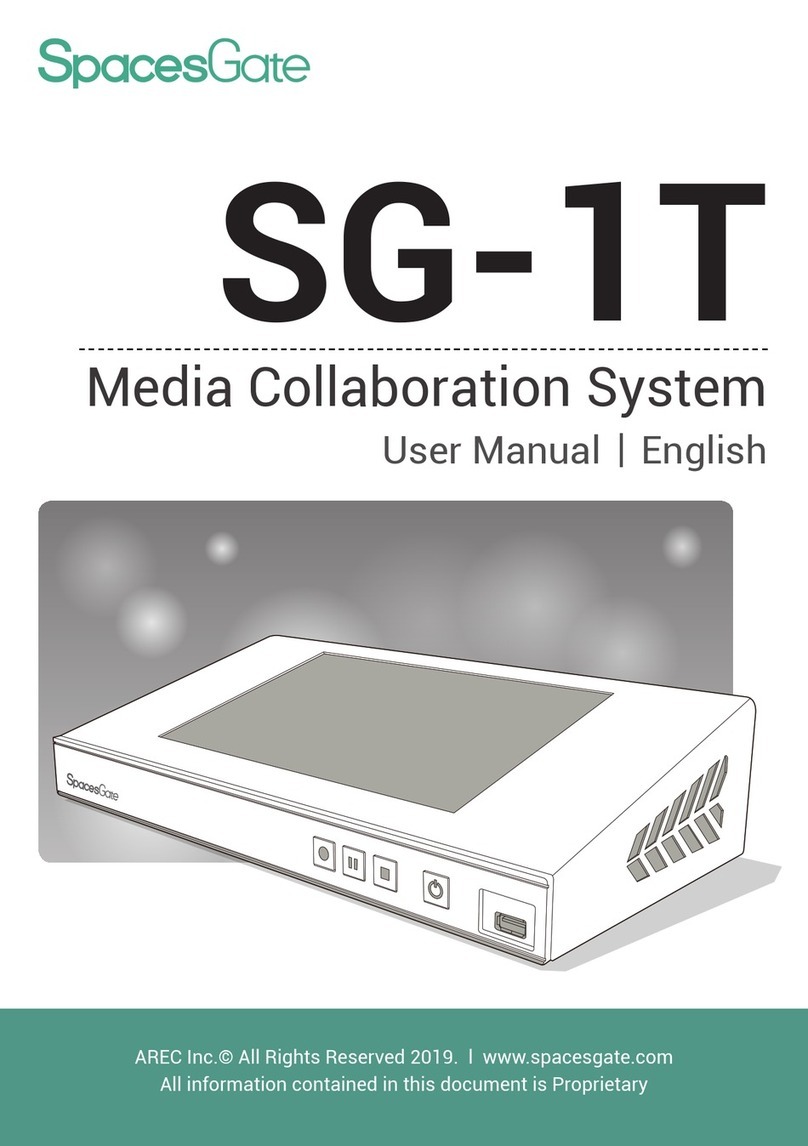 Arec SpacesGate SG-1T user manual