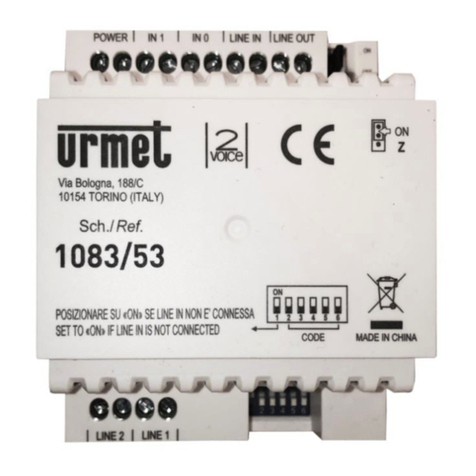urmet domus 1083 User manual