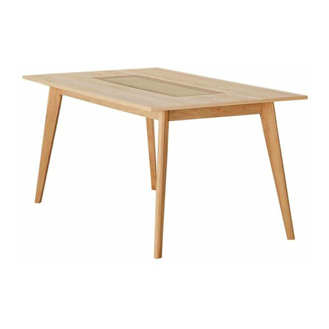 fantastic furniture Java Table D6 manual