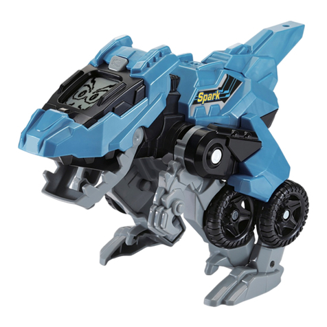 V-tech Switch & Go Dinos Spark the Velociraptor Assembly Instructions