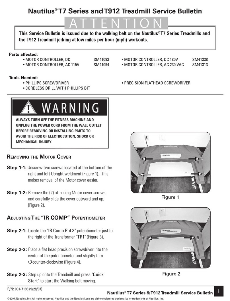 Nautilus Be Strong Commerical T912 User manual