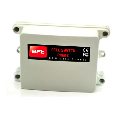 BFT Cell Switch Prime Installation & user manual