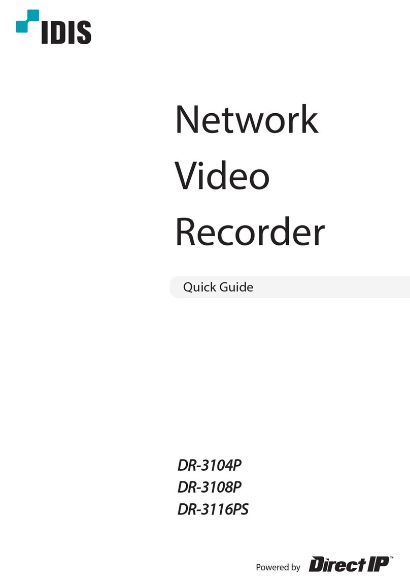 Direct IP Idis DR-3108P User manual