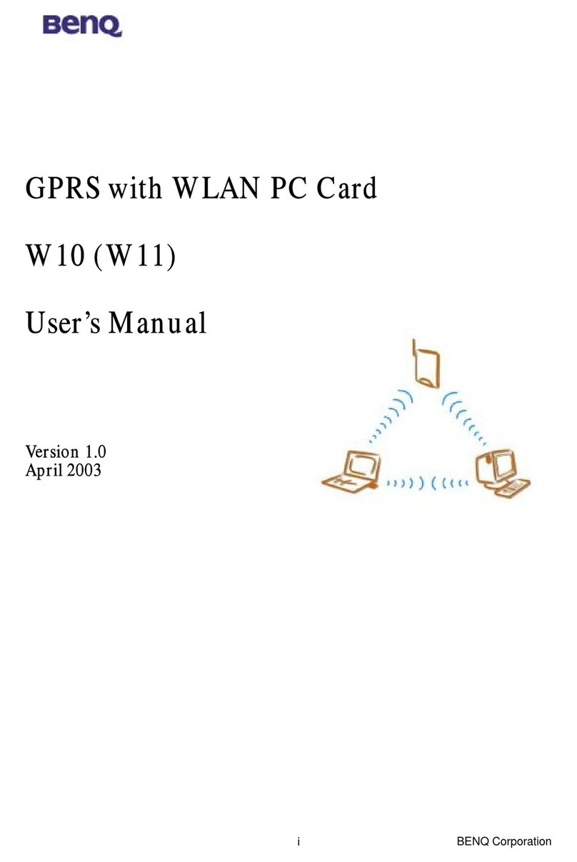 BenQ W10 user manual