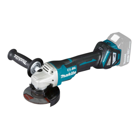 Makita DGA467 instruction manual