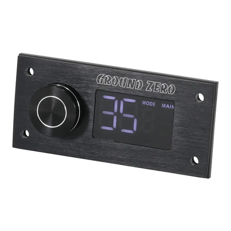 Ground Zero GZDSP REMOTE PRO-X User manual