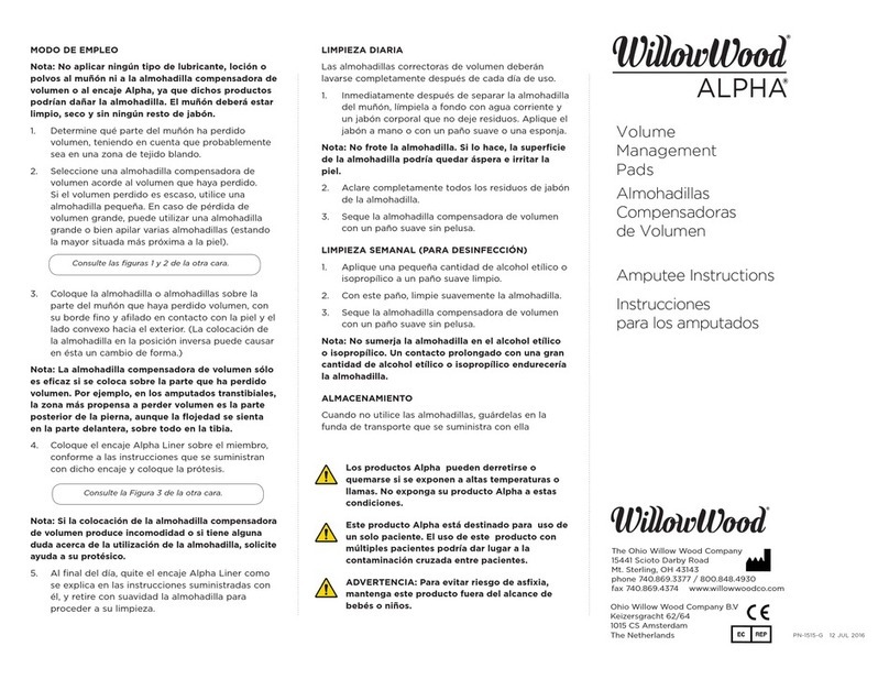 WillowWood Alpha ALA-VM Instructions for use