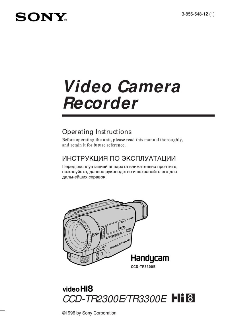 Sony CCD-TR2300E operating instructions
