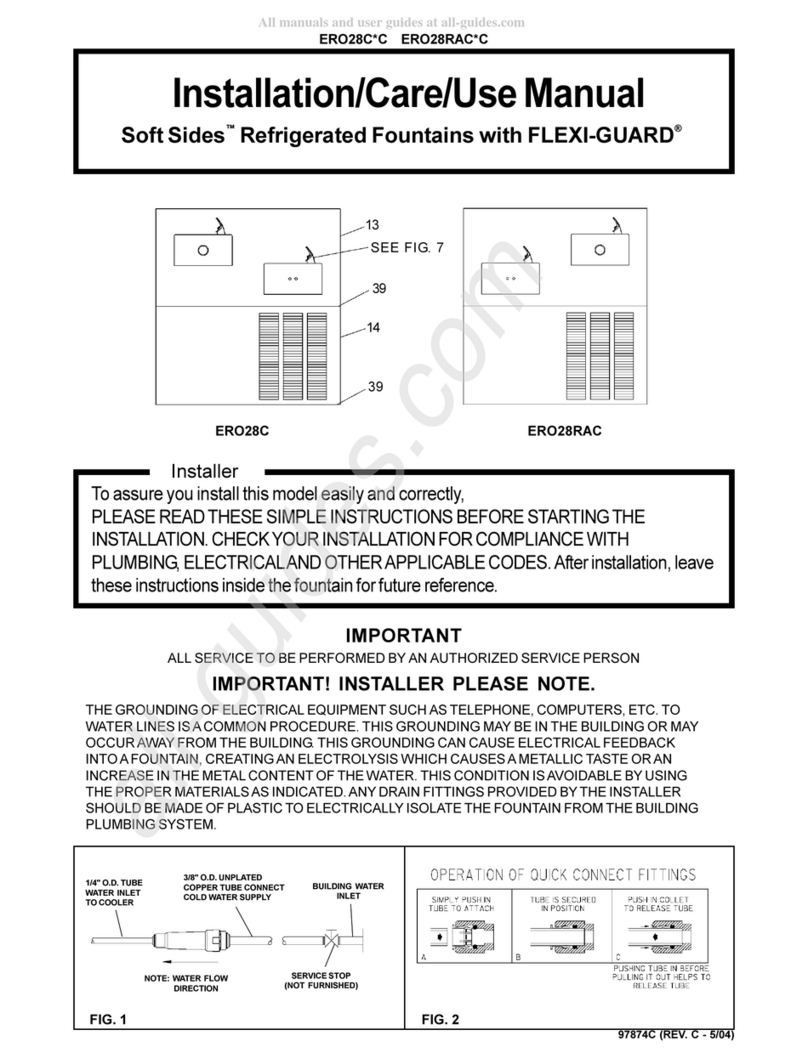 Elkay Soft Sides FLEXI-GUARD ERO28C C Series Installation manual