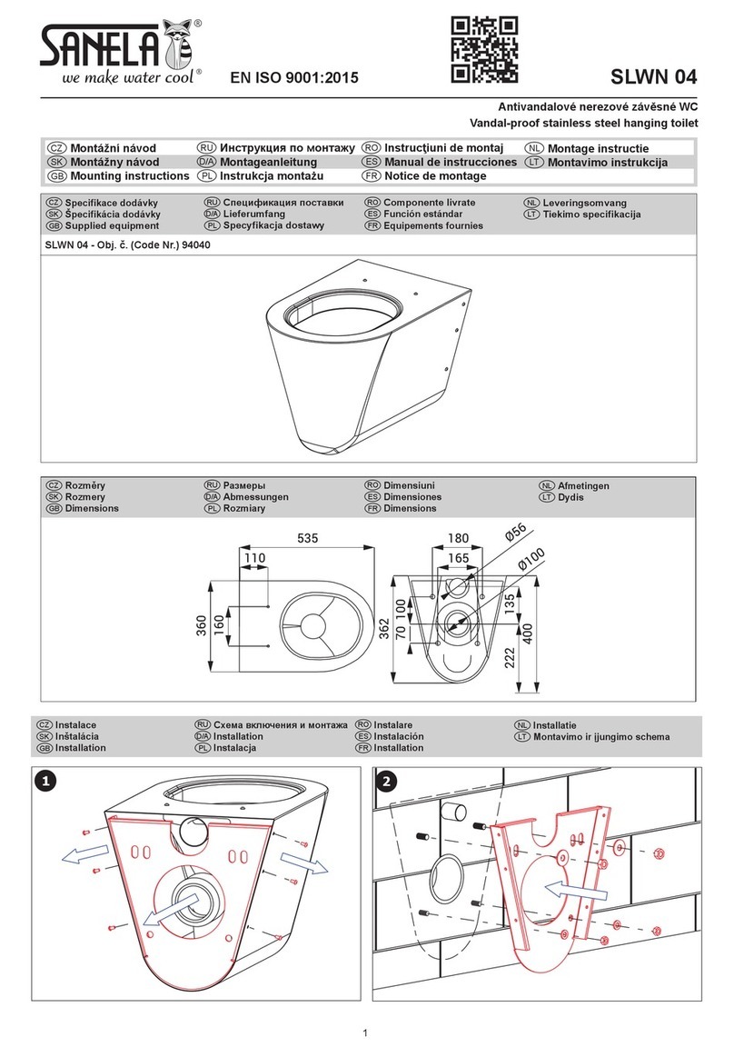Sanela SLWN 04 Mounting instructions