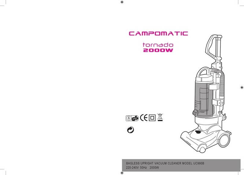 Vax tornado UC990B User manual