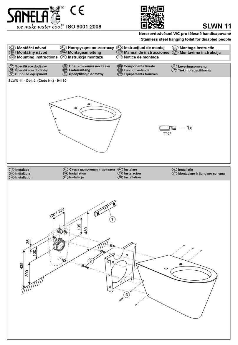 Sanela SLWN 11 Mounting instructions