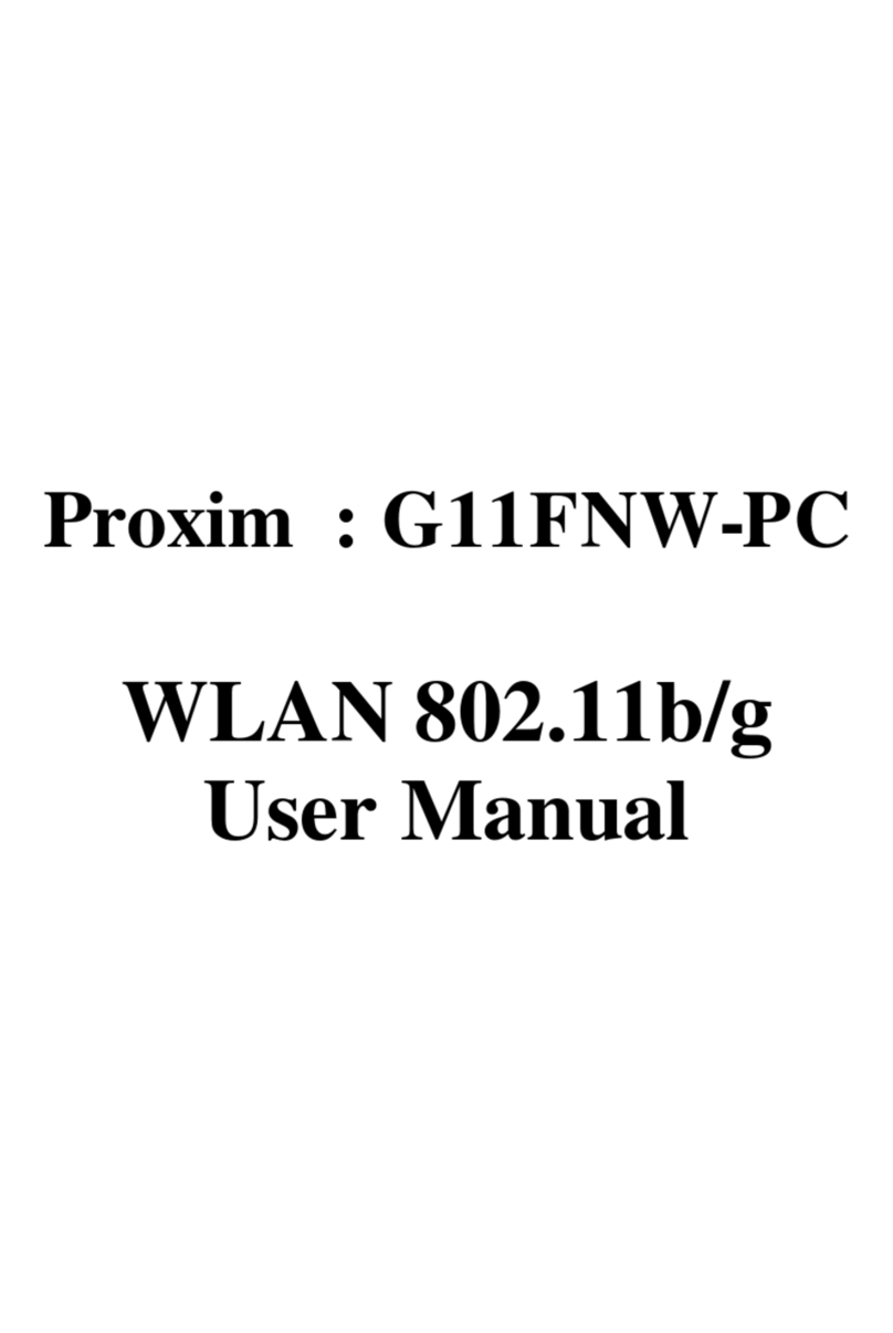 Proxim G11FNW-PC User manual
