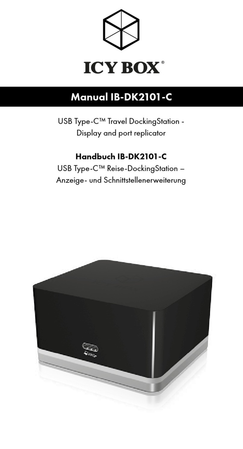 RaidSonic ICY BOX IB-DK2101-C manual