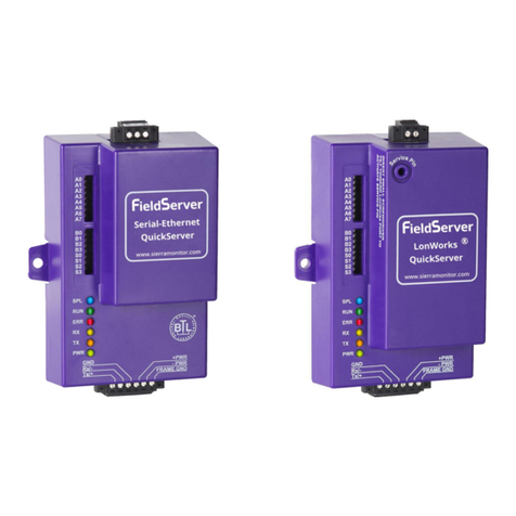 SMC Sierra Monitor FieldServer QuickServer PS-QS-1010 User guide SMC Sierra Monitor FieldServer QuickServer PS-QS-1010 User guide