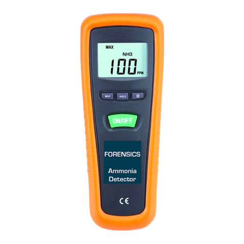FORENSICS DETECTORS NH3000 quick start guide