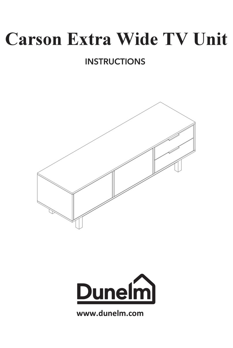 Dunelm Carson Extra Wide TV Unit instructions Dunelm Carson Extra Wide TV Unit instructions