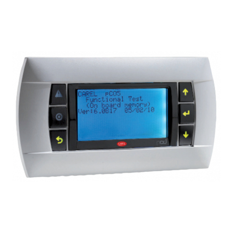 Carel PGDE000F 0 Series User manual