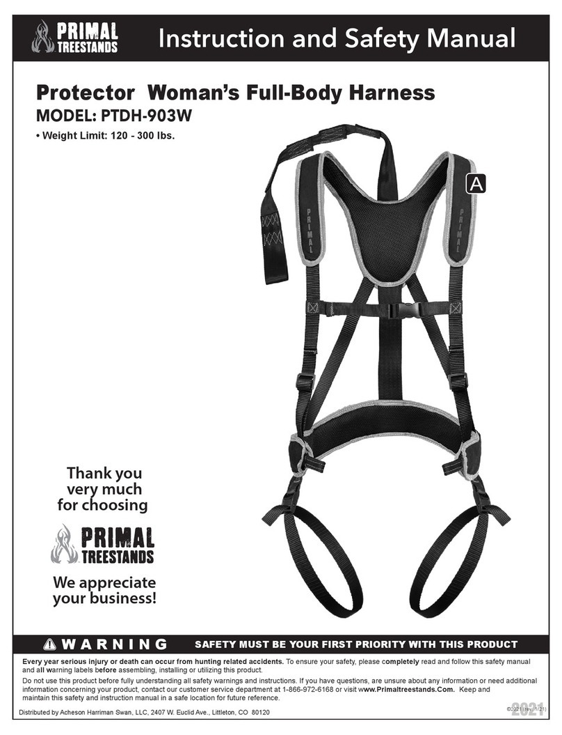 PRIMAL TREESTANDS PTDH-903W Instruction and safety manual