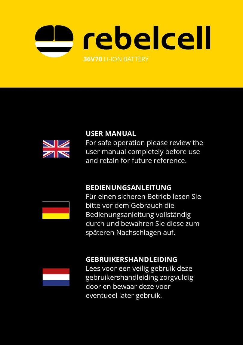 Rebelcell 36V70 user manual