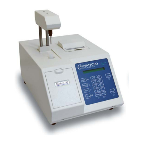 Advanced Instruments 3250 User manual